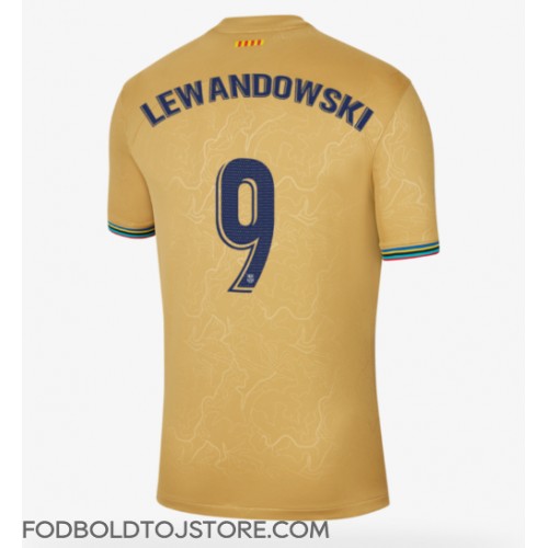 Barcelona Robert Lewandowski #9 Udebanetrøje 2022-23 Kortærmet